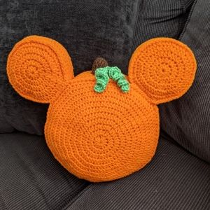 Mickey Mouse Pumpkin Pillow